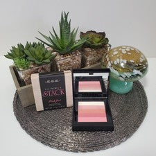 MeMeMe Shimmer Stack~ROSA RALLADURA~Bobbi Brown Shimmer Brick Dupe Nuevo Retirado Raro