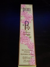 Pixi + Rose Radiance Perfector Potenciador Iluminador de Piel Rosa Perla .8oz
