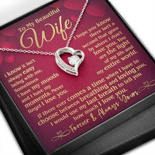 Romántico Collar Esposa Regalo, Joyería Sentimental Regalo Para Esposa Aniversario