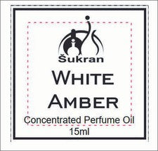 WHITE AMBER Concentrated Perfume Oil Attar ~15ml