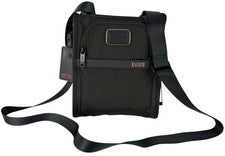 Bolso Bandolera Pequeño TUMI Alpha Negro Nylon Bolsillo Bolso de Hombro
