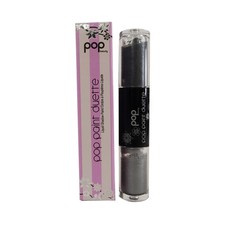 Pintura líquida de sombra POP Beauty Pop Paint Duette - esterlina y granito 0,22 oz.