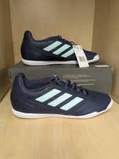 Zapato de fútbol Adidas Super Sala 2, azul marino/aqua, IE1556