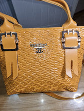 Bolso de hombro de cuero amarillo para dama Bolso de mano de moda para mujer Nuevo