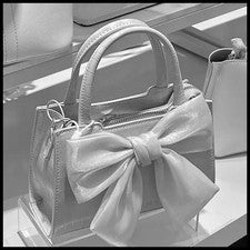 Moda Para mujeres Bolso sin asas Cartera Bolsos de mano Verano Rosa Moño Mujer Axila