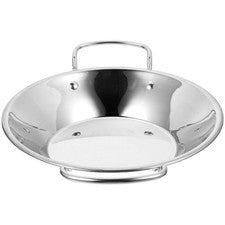 Utensilios de cocina de metal sartén grande de acero inoxidable utensilios de cocina