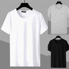 Heiß Mode T-Shirts Herren Stretch Atmungsaktiv Baselayer Basic Bottoming