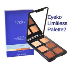 Paleta de Sombras de Ojos Eyeko Limitless Nº 2 Alto Pigmento Neutrales Hermosos Tonos
