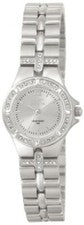 Reloj para mujer Invicta flor silvestre esfera plateada cristal acentuado pulsera 0132