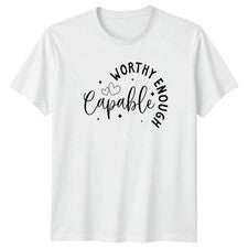 Camiseta Digna Suficientemente Capaz Mujer Empoderamiento Regalo Para Ella