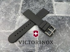 Victorinox Swiss Army Correa de Goma Negra Maverick Diver Correa de Reloj 22mm 20mm x1