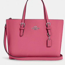 Bolso Coach Gallery para mujer (cuero granulado - Strawberry Haze), precio de venta sugerido por el fabricante 350 USD