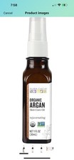 Aceite orgánico para el cuidado de la piel Aura Cacia, argán, 1 onza líquida
