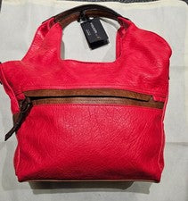 Bolso Bandolera/Hombro Rojo/Tostado de Volum Correas de Hombro Desmontables Navidad