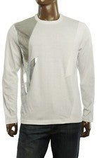 Nueva Camiseta Para Hombres INC International Concepts Cuello Redondo Brillante Manga Larga Camiseta L