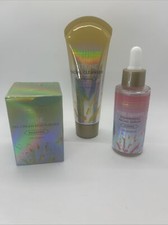 Nuevo paquete de cuidado de la piel con piedras preciosas Global Beauty limpiador exfoliante hidratante facial