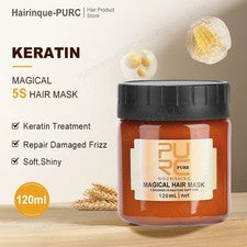 Mascarilla capilar mágica aceite de argán cuidado del cabello crema 5 segundos reparación frizz daño queratina