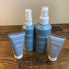 Neuma Cuidado del Cabello Set Champú Acondicionador Aceite de Argán Tratamiento Deja en Spray