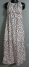 VESTIDO DE VERANO LUNARES SIN MANGAS MIA MODA MUJER.TALLA PEQUEÑA