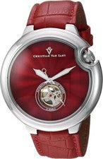 Reloj Christian Van Sant Cyclone automático esfera roja para hombre - CV0142