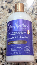 Champú ácido salicílico anticaspa vinagre de sidra de manzana SheaMoisture 13 fl oz