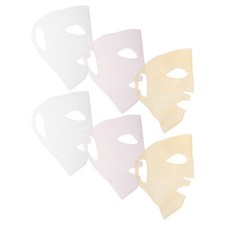 6 piezas fundas de mascarilla facial de silicona reutilizables para el cuidado de la piel e hidratación