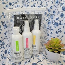 HairUWear Essential Care Kit de Viaje Champú, Acondicionador y Spray 3.4 OZ Seguro TSA