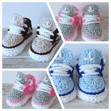 NUEVO BEBÉ CROCHET ZAPATOS ZAPATILLAS BOTINES BOTAS
