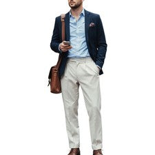 IZOD Madison Chino Plisado 38x34 Bronceado Puños Clásico A Medida Silencioso Lujo Nuevo con Etiquetas