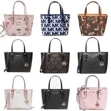 Bolso de Mano Michael Kors Jet Set Extra Pequeño Bandolera XS Gráfico Logo Bolso