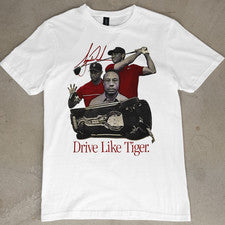 Camiseta Tiger Woods DUI Conducción Golf Estilo Vintage Retro Gráfico Camiseta Unisex NUEVA