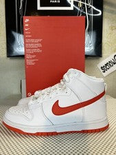 Nike Dunk Hi Retro Picante Rojo DV0828-100 Hombre’s Talla 7 / Mujer’s 8.5 Caja Sin Tapa