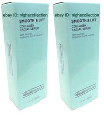 2xGlobal Beauty Care Suero Facial de Colágeno Suave y Lift Ácido Hialurónico 1 oz Ea