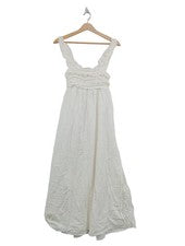 MNG Vestido Verano Algodón Blanco Talla 34