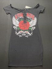 Vestido de moda Nova raro como vintage para mujer pequeño negro rosa