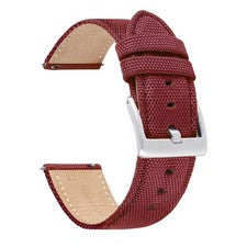 Correa de reloj correa de dos piezas nailon lona tela de vela liberación rápida 20 mm 22 mm Reino Unido