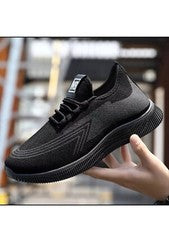 Zapatos de salón deportivos negros para gimnasio. Suave y ligero. Transpirable talla 8