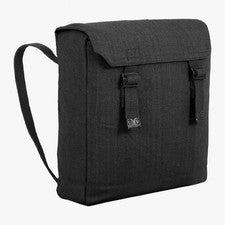 Mochila Haversack NEGRA Nueva Mochila/Bolso de Hombro Clásico Talla A4 de Lona