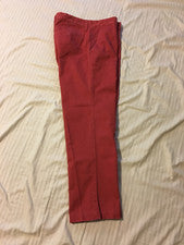 Sonoma: Pantalones largos estilo pantalón delantero plano, calce recto para hombre: cerámica, W34xL30