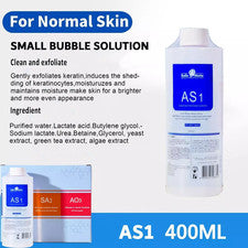 Solución exfoliante acuática AS1 3 PIEZAS/400 ML para máquina de cuidado facial hidrodermoabrasión