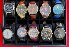 10 NUEVOS Relojes para Hombre Cierre OFERTA LIQUIDACIÓN DE EXCESO Lote de Relojes para Hombre IPHONE 9