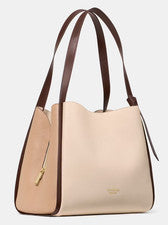 Bolso de Mano Kate Spade Knott Grande Beige Cuero Guijarro KM662 NUEVO CON ETIQUETAS $399 Venta al por menor