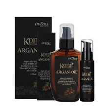 INDUS Kona Aceite de Argán 110ml + 60ml Set/Cuidado del Cabello