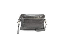 FRYE Melissa Cuero Bandolera Muñequera Bolso Cartera Mujer Bolso de Mano Carbono Nuevo con Etiquetas