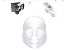 Mascarilla facial LED de 7 colores - Tratamiento facial para el acné terapia diaria para el cuidado de la piel facial.22