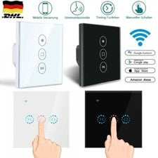 Temporizador de persiana Alexa interruptor de persiana WiFi, interruptor de persiana LED inteligente.