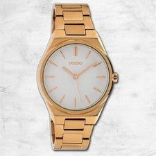 Oozoo Reloj De Pulsera Para Dama Timepieces Analógico De Metal Rosa Oro UOC10343