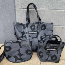 Bolsos de Lona Ligeros con Estampado de Flores Marimekko Bandolera Bolso de Hombro Bolsos de Mano