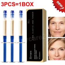 Juego de 3 piezas de crema de esencia elástica polipéptido colágeno antiarrugas micromolecular