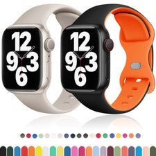 Correa deportiva para Apple Watch 11 10 9 8 7 6 5 SE 44/41/45 42/46/49mm correa de silicona